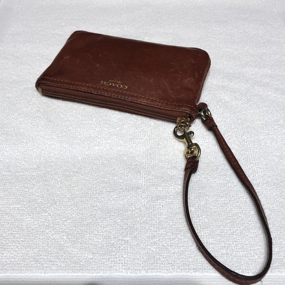 Coach Handbags - Vintage Coach Wristlet Used